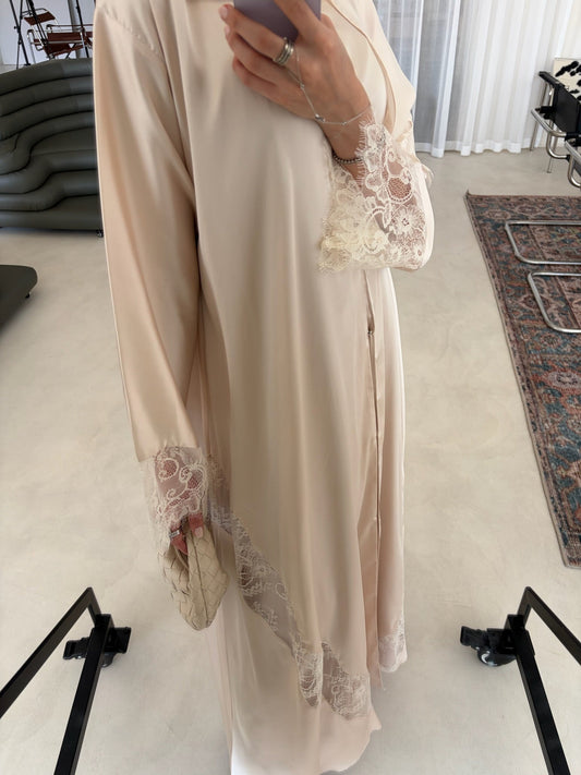 Lilly lace abaya and hijab