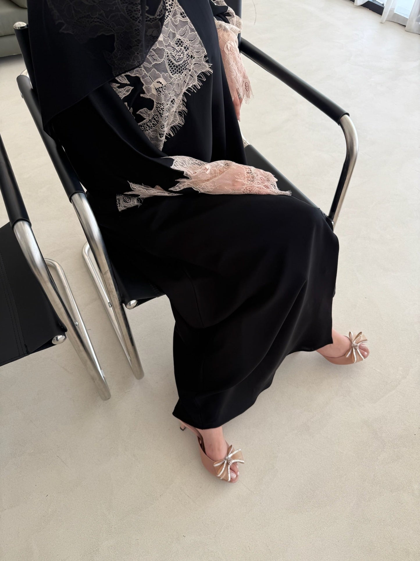 Leila Lace abaya & hijab