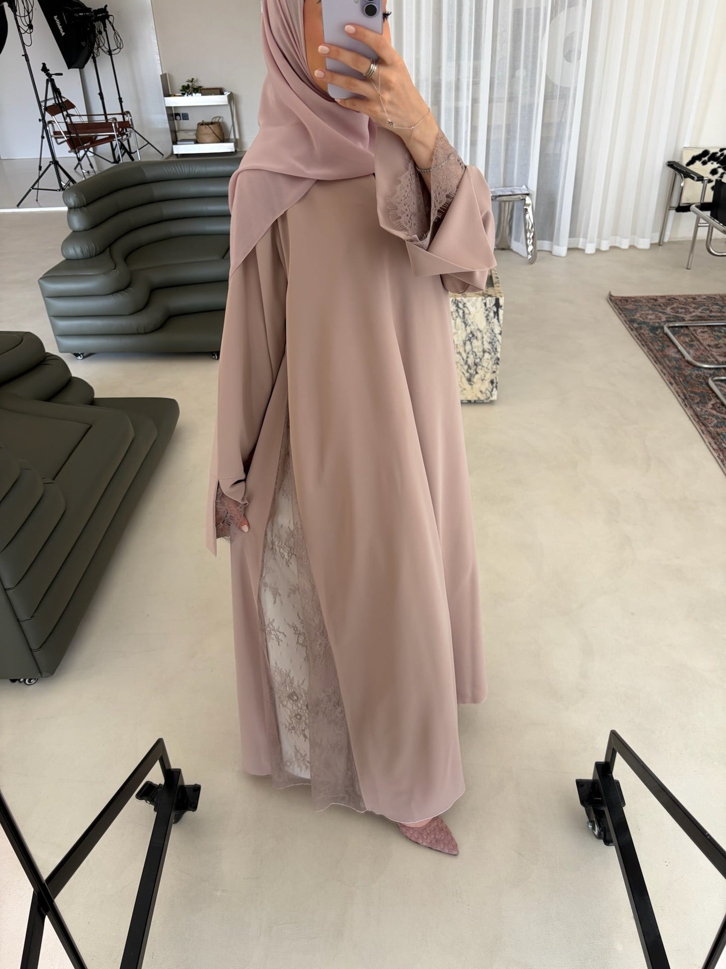 Milan Lavender Abaya & hijab