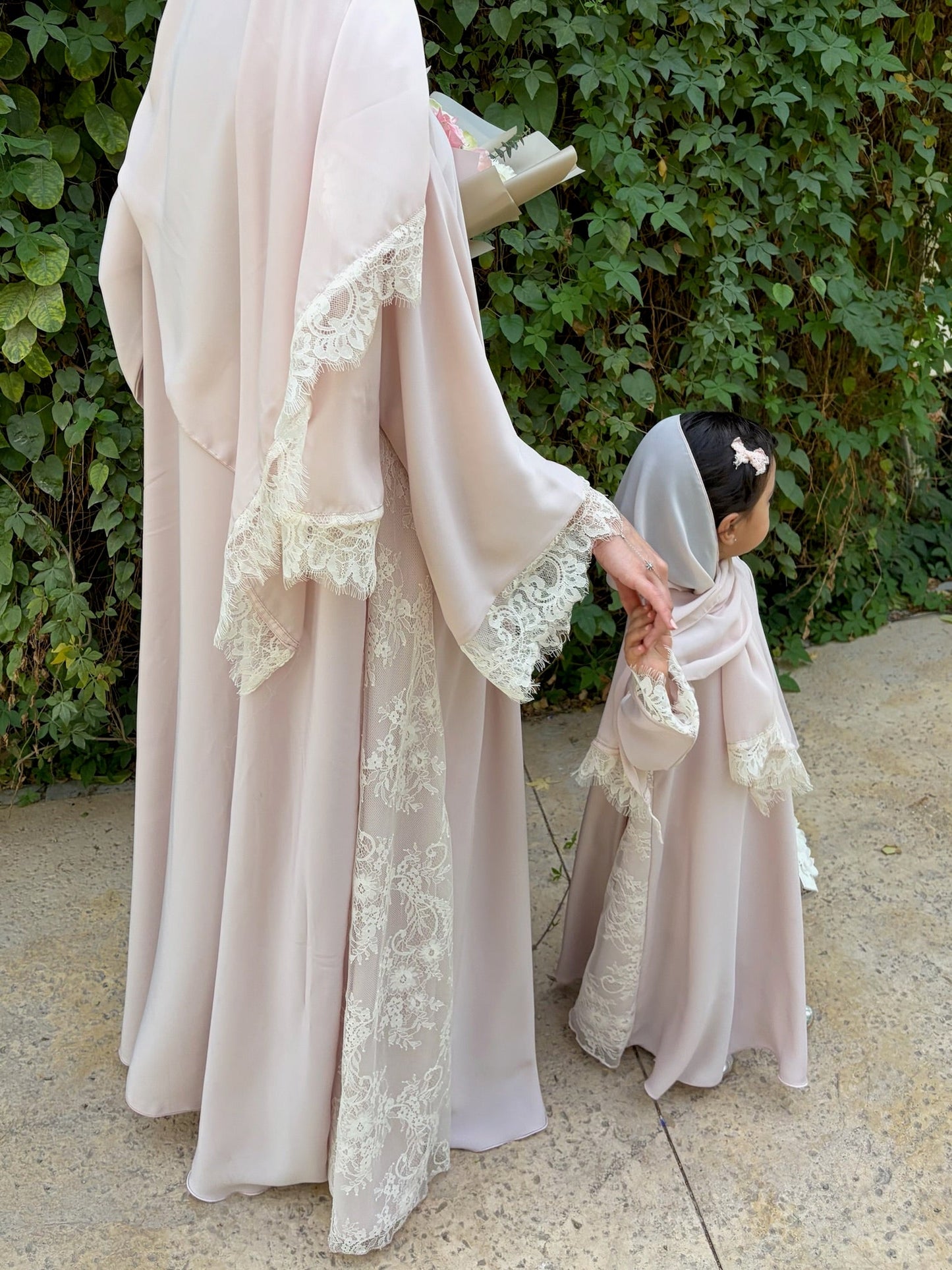 Mai lace abaya & Hijab