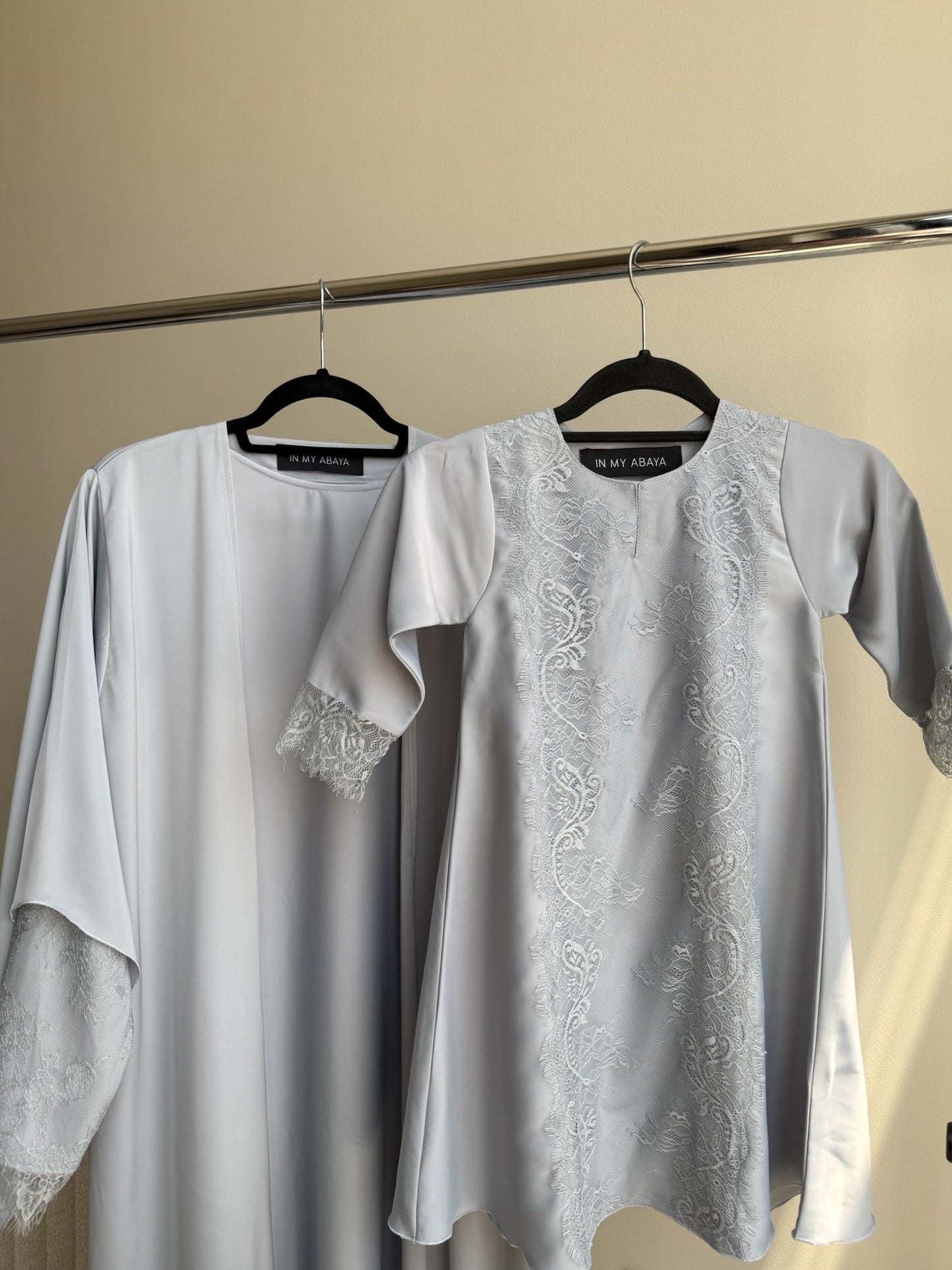 Inaya mini lace abaya & Hijab