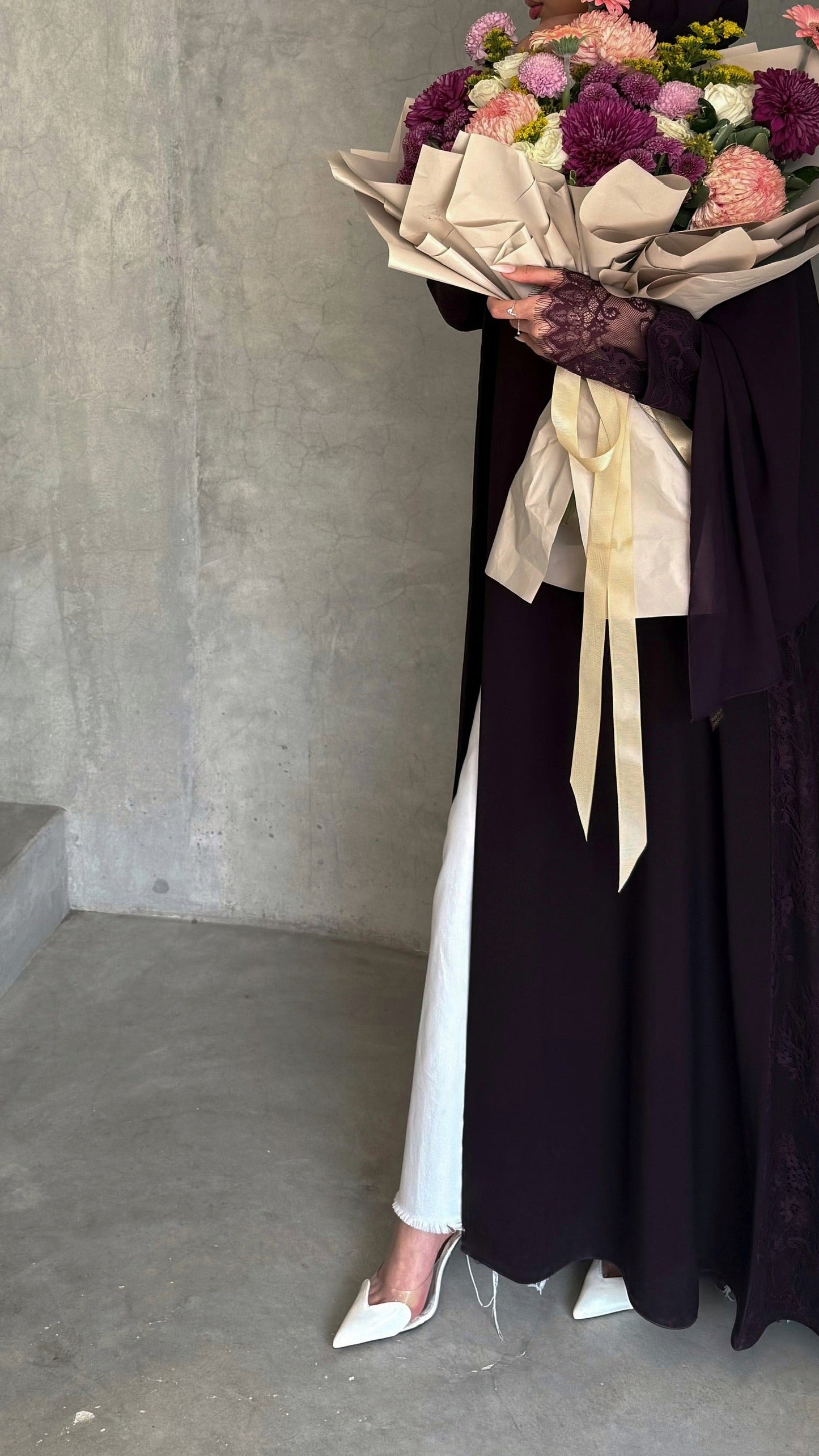 Nessa lace abaya