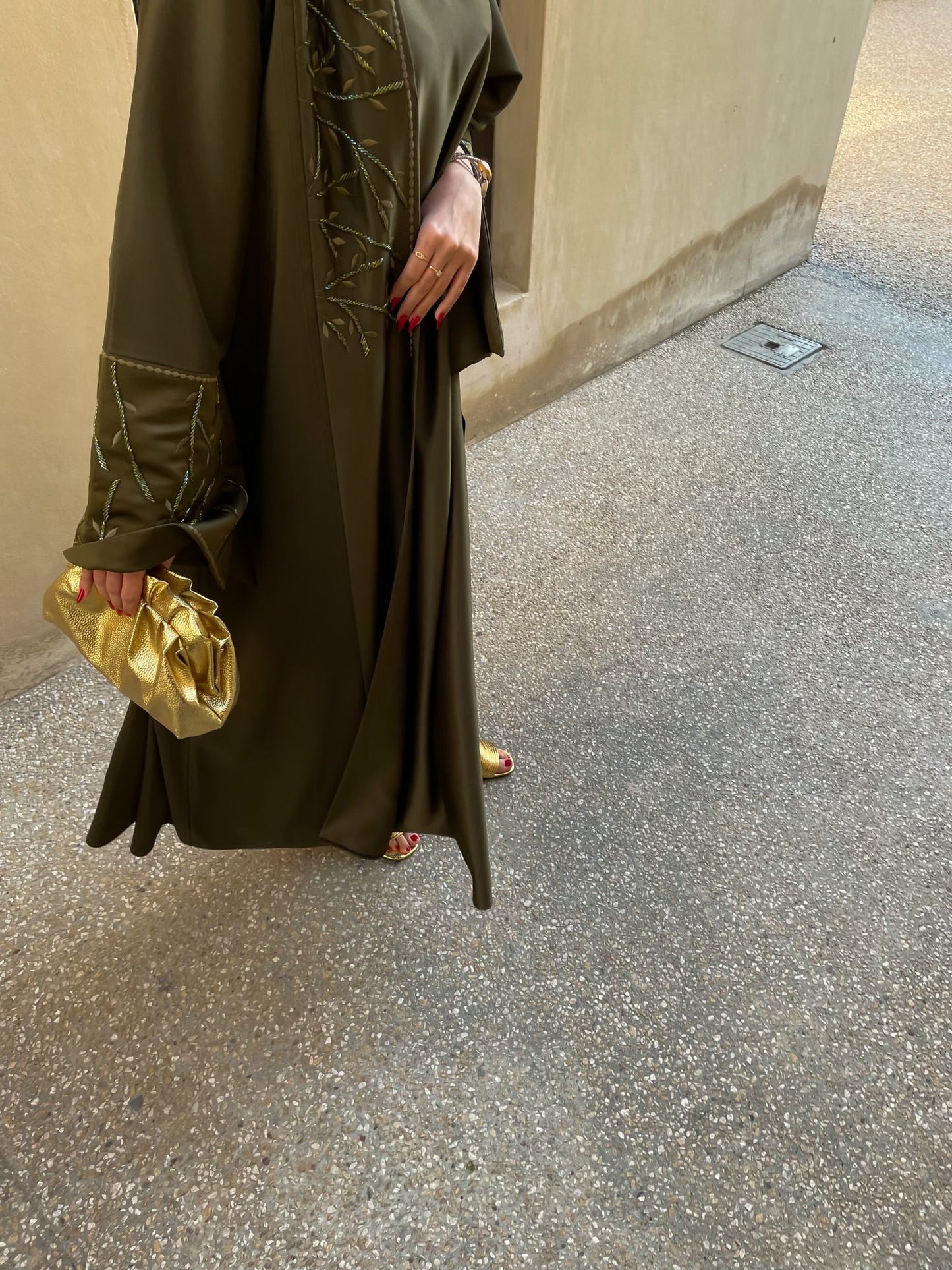 PRE ORDER Nala green abaya set